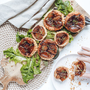 échalotes tatin tartelettes
