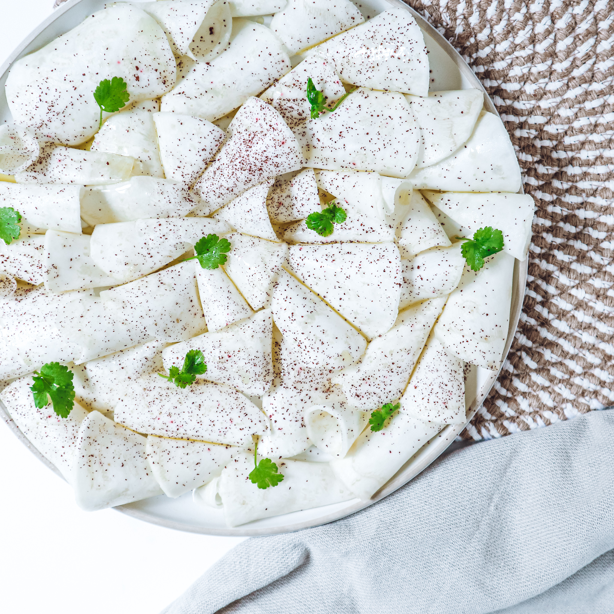 Carpaccio de céleri rave