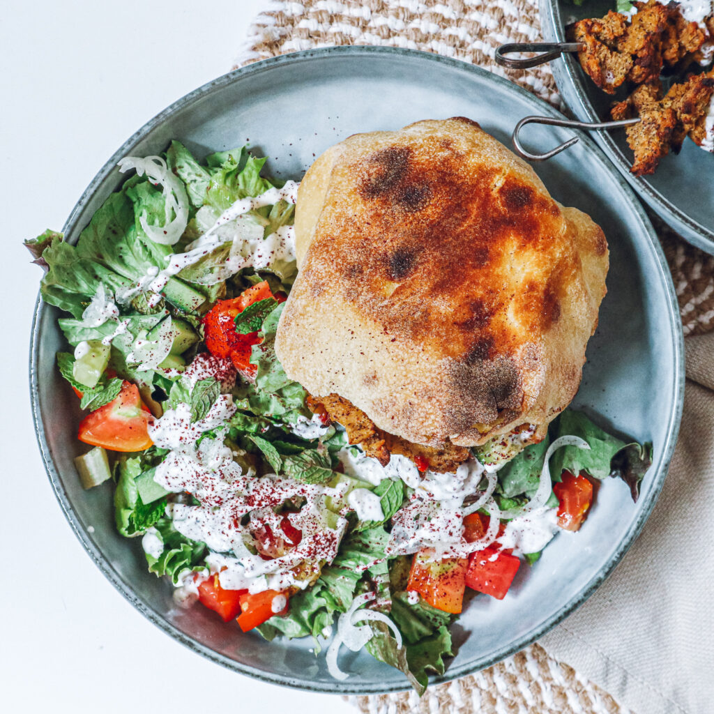 Pita végétale façon Kebab